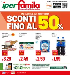 Anteprima dell'opuscolo Volantino Iper dal negozio Famila valido da 24/07/2025