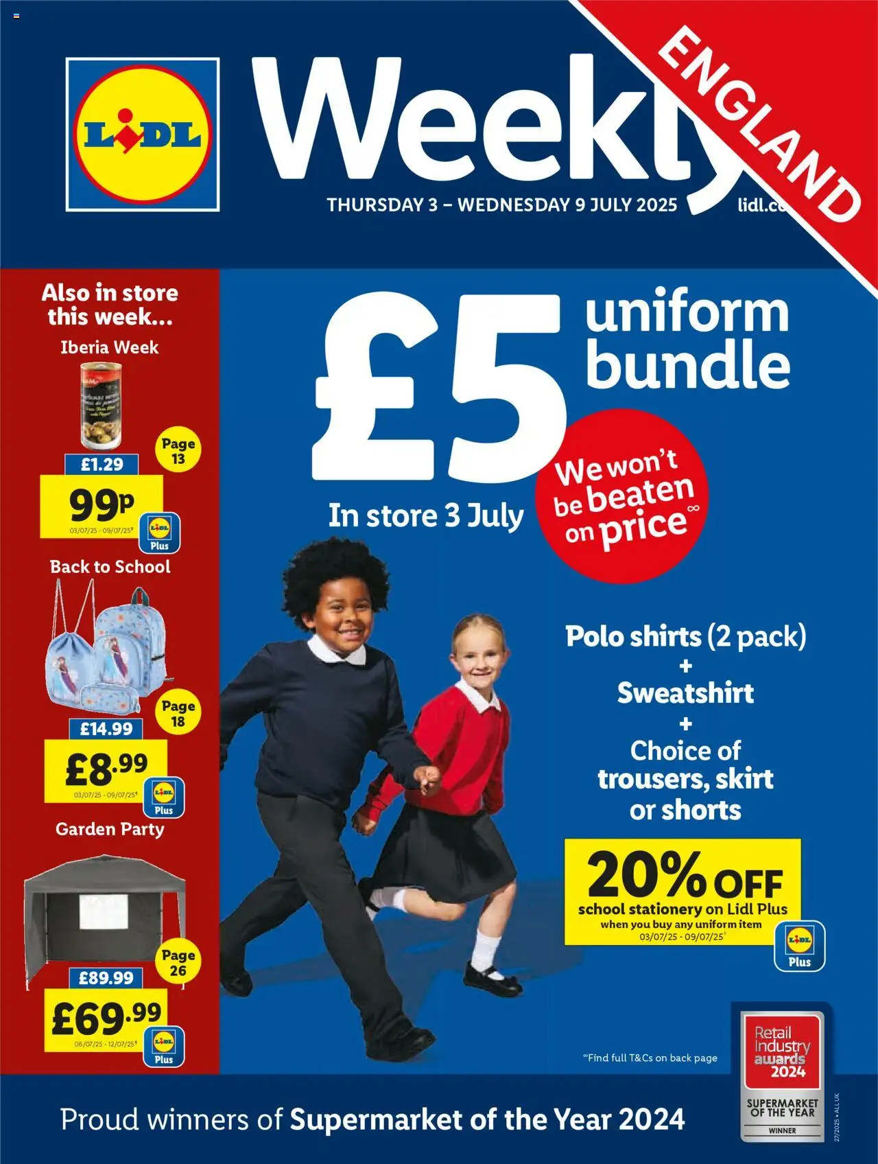 Lidl shop Lidl Weekly valid from 03/07/2025 - Page number 1