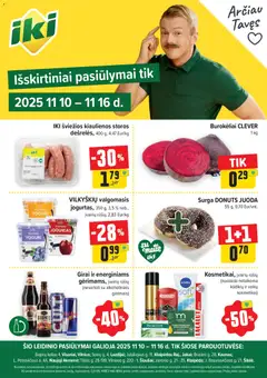 IKI parduotuvės leidinio Leidinys - Specialūs pasiūlymai IKI parduotuvės klientams galiojančio nuo 2025.11.10 peržiūra