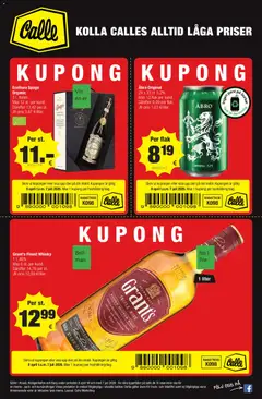 Eksempel på tilbudsavis Calle - Svenske kupontilbud fra butik Calle gyldig fra 08/04/2026