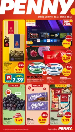 Vorschau von dem Prospekt des Geschäftes Penny, gültig ab dem 23.02.2026