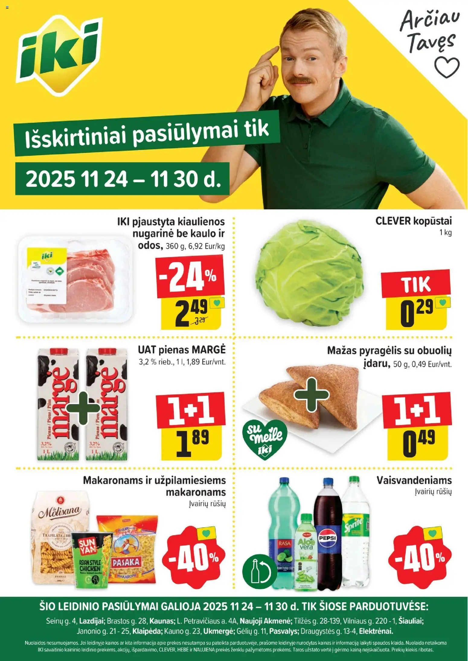 IKI parduotuvės leidinio Leidinys -Išskirtiniai pasiūlymai tik galiojančio nuo 2025.11.24 peržiūra