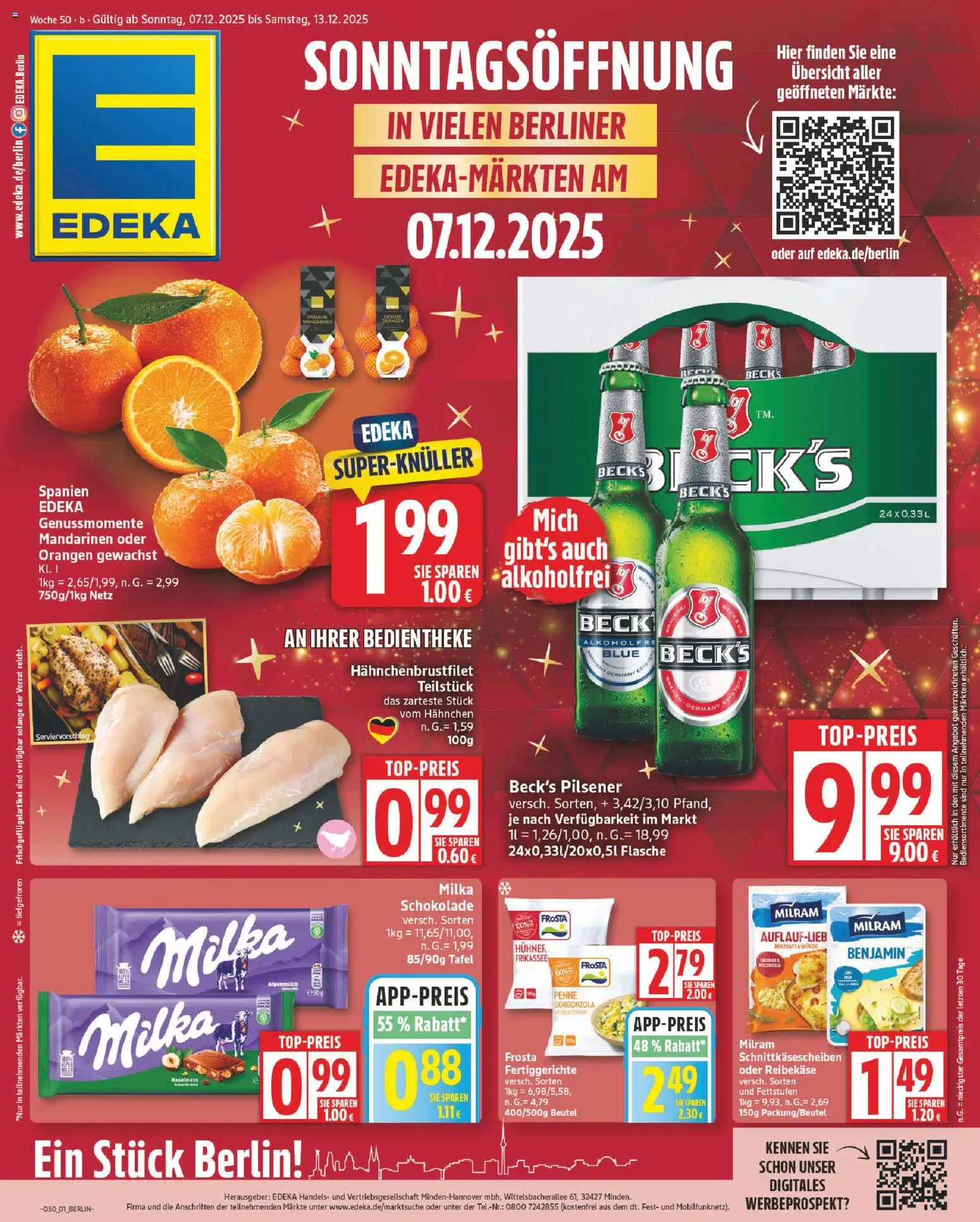 Vorschau von dem Prospekt des Geschäftes Edeka, gültig ab dem 08.12.2025