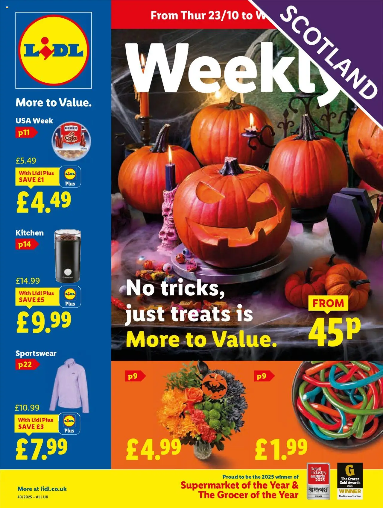 Lidl shop Lidl Weekly Scotland valid from 23/10/2025 - Page number 1