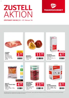 Vorschau der Angebote: Transgourmet Zustellaktion gültig ab 02.02.2026