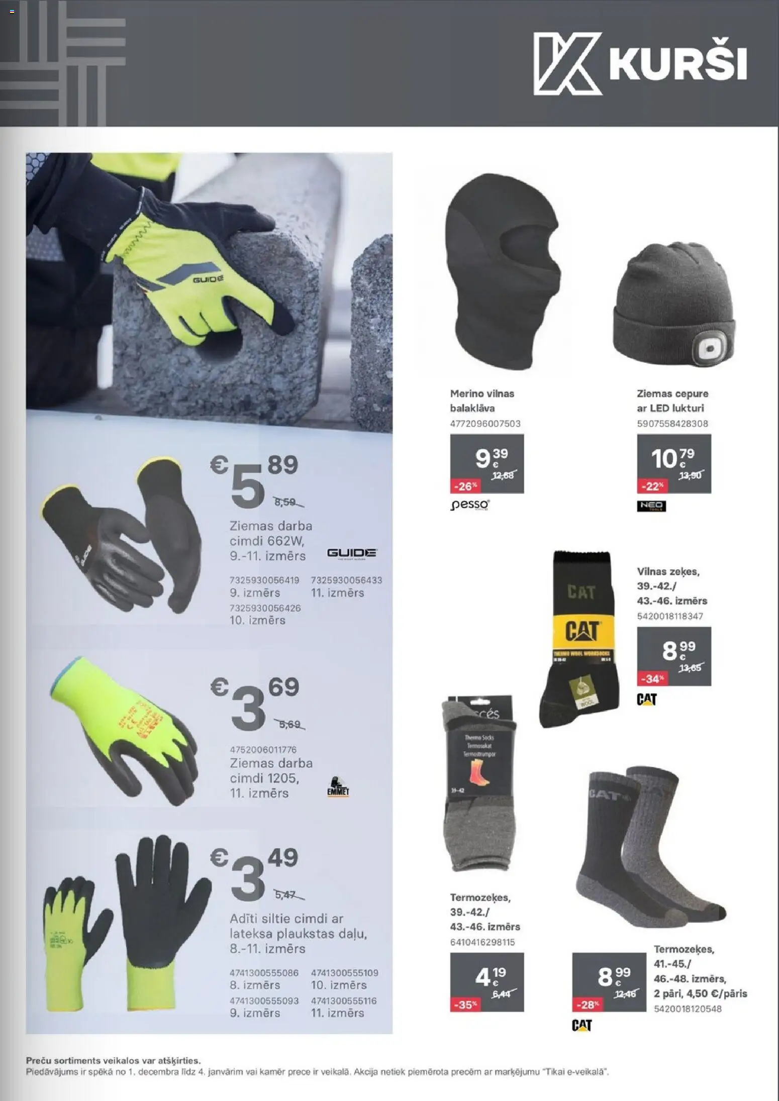 Skatīt Kurši akciju bukletu, derīgs no 2025.12.01