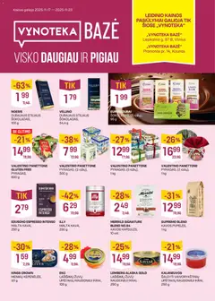 VYNOTEKA parduotuvės leidinio Leidinys galiojančio nuo 2025.11.17 peržiūra
