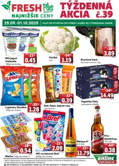 Náhľad Fresh letáku platného od 25.09.2025