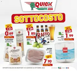 Anteprima dell'opuscolo Volantino Quick dal negozio SISA valido da 14/10/2025