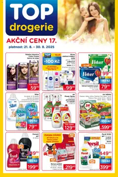 Náhled nabídky: Top drogerie Leták platný od 21.08.2025