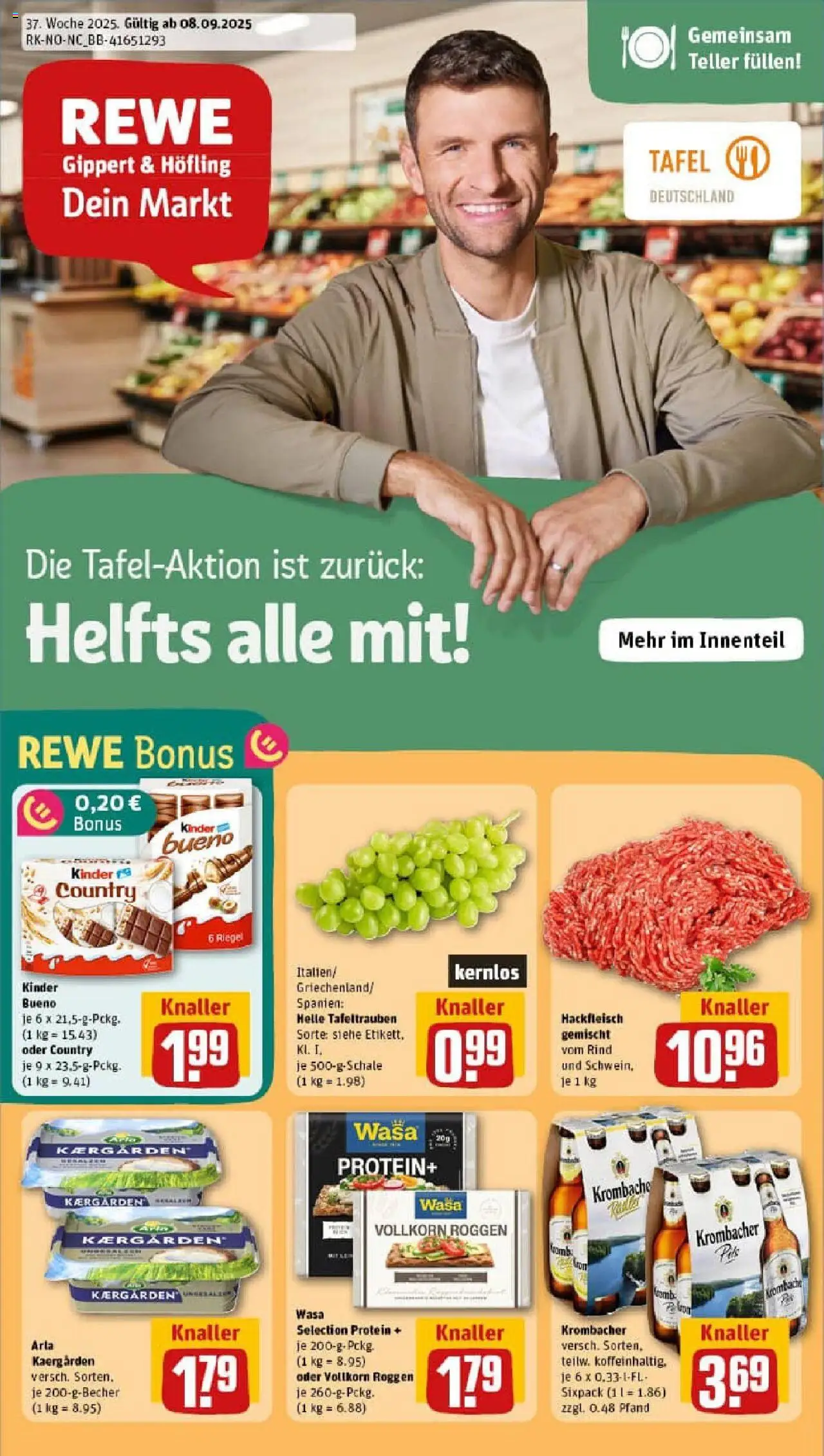 REWE Prospekt ab 07.09.2025 nächste Woche - Prospekt Göttingen	