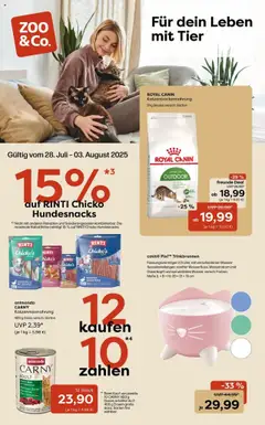 Vorschau von dem Prospekt des Geschäftes Zoo & co, gültig ab dem 28.07.2025