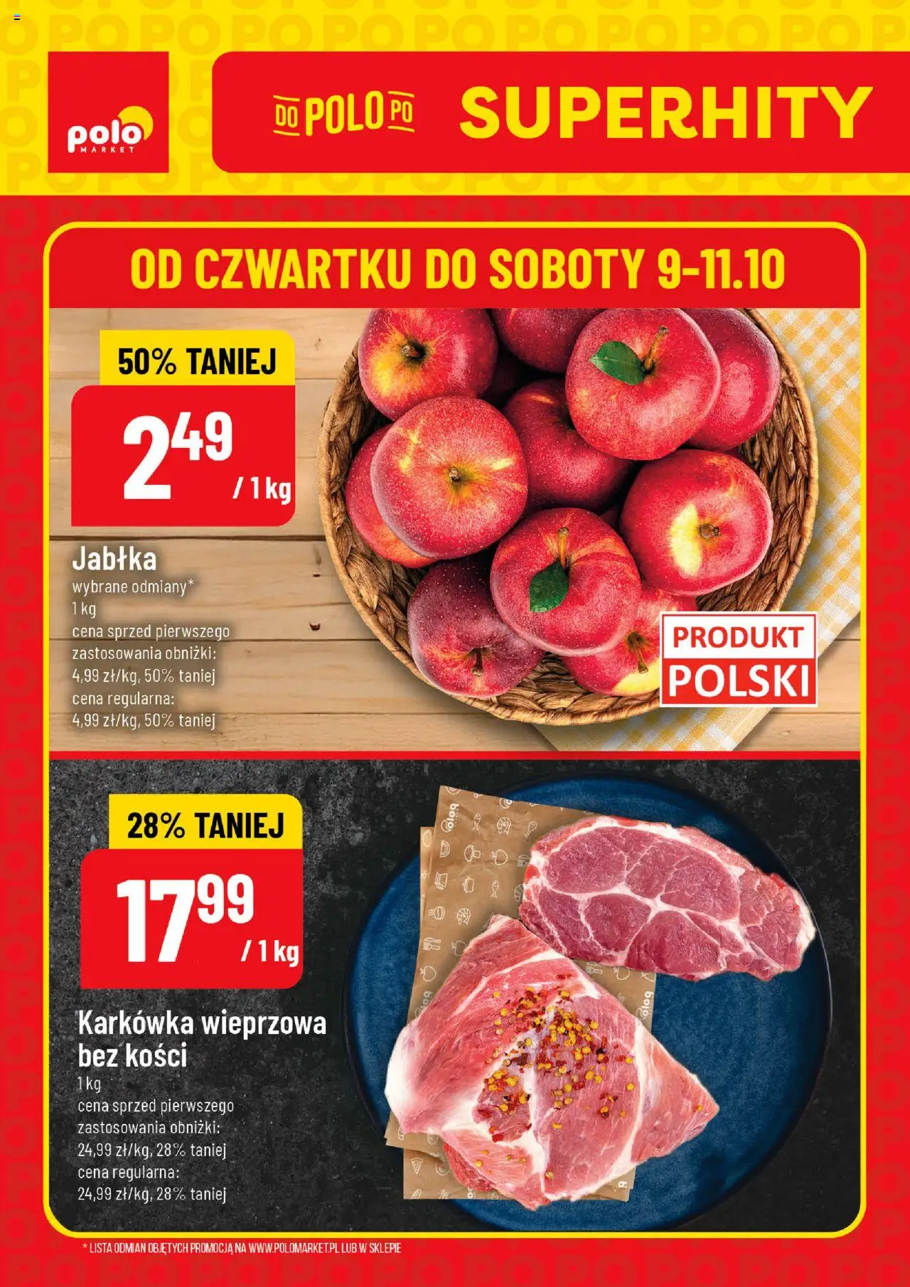 POLOmarket gazetka promocyjna (09.10.2025) - Nowa ulotka - Numer strony 1