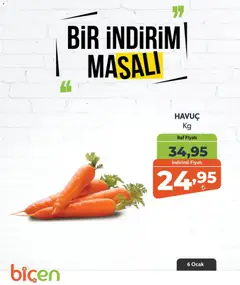 Biçen Market Bir İndirim MaSalı - sebze 06.01.2026 - Broşürünün önizlemesi