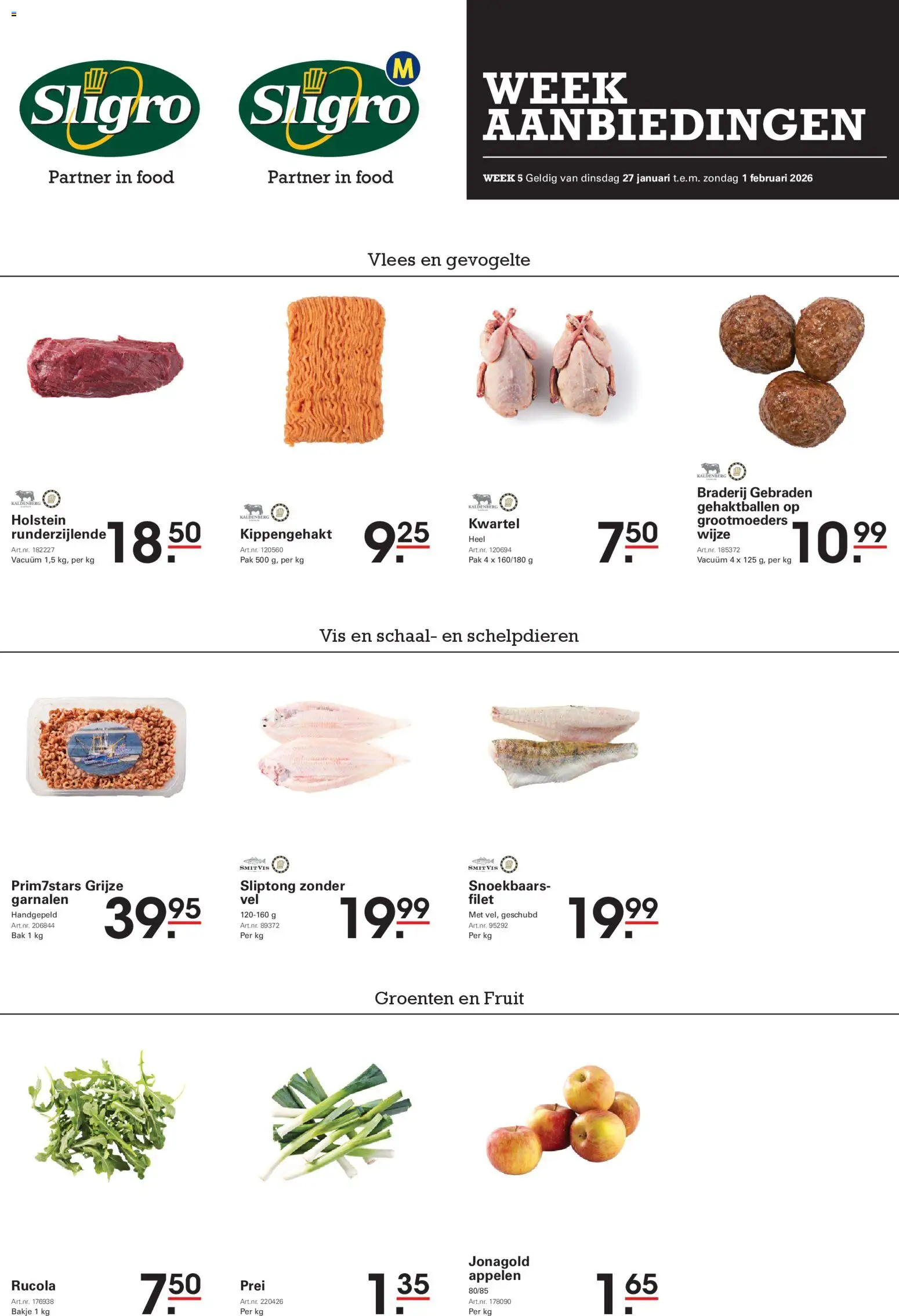 Voorbeeld van Folder van winkel Sligro geldig vanaf 27/01/2026