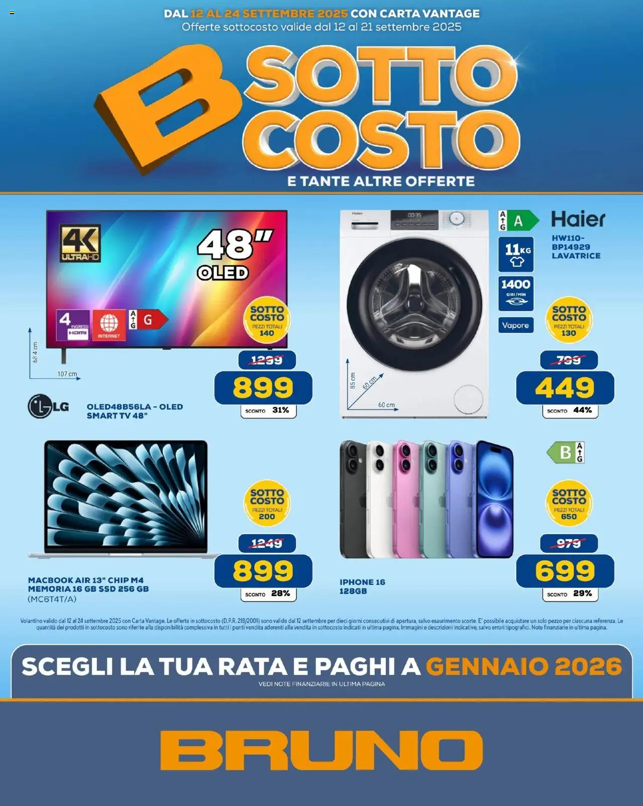 Volantino BRUNO valido da 12/09/2025 numero di pagina 1