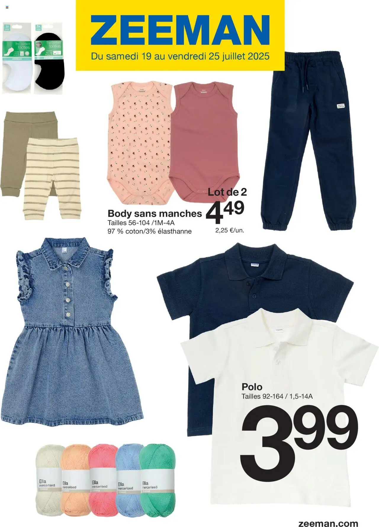 Catalogue Zeeman Été de la boutique Zeeman valable du 19/07/2025 - Page numéro 1