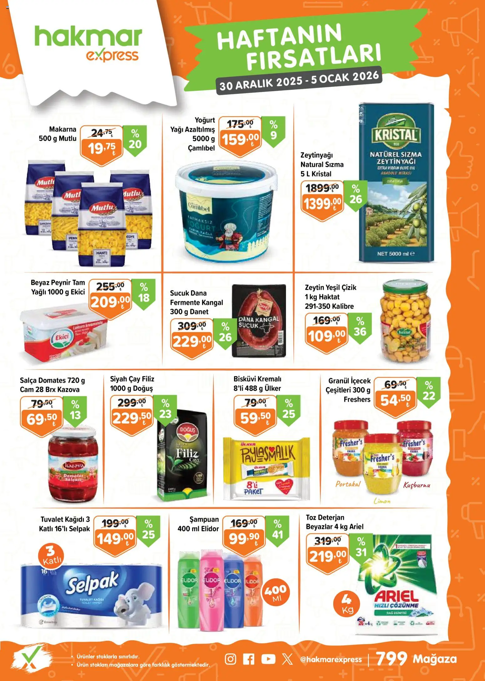 Hakmar Express Katalog 30.12.2025 - Broşürünün önizlemesi