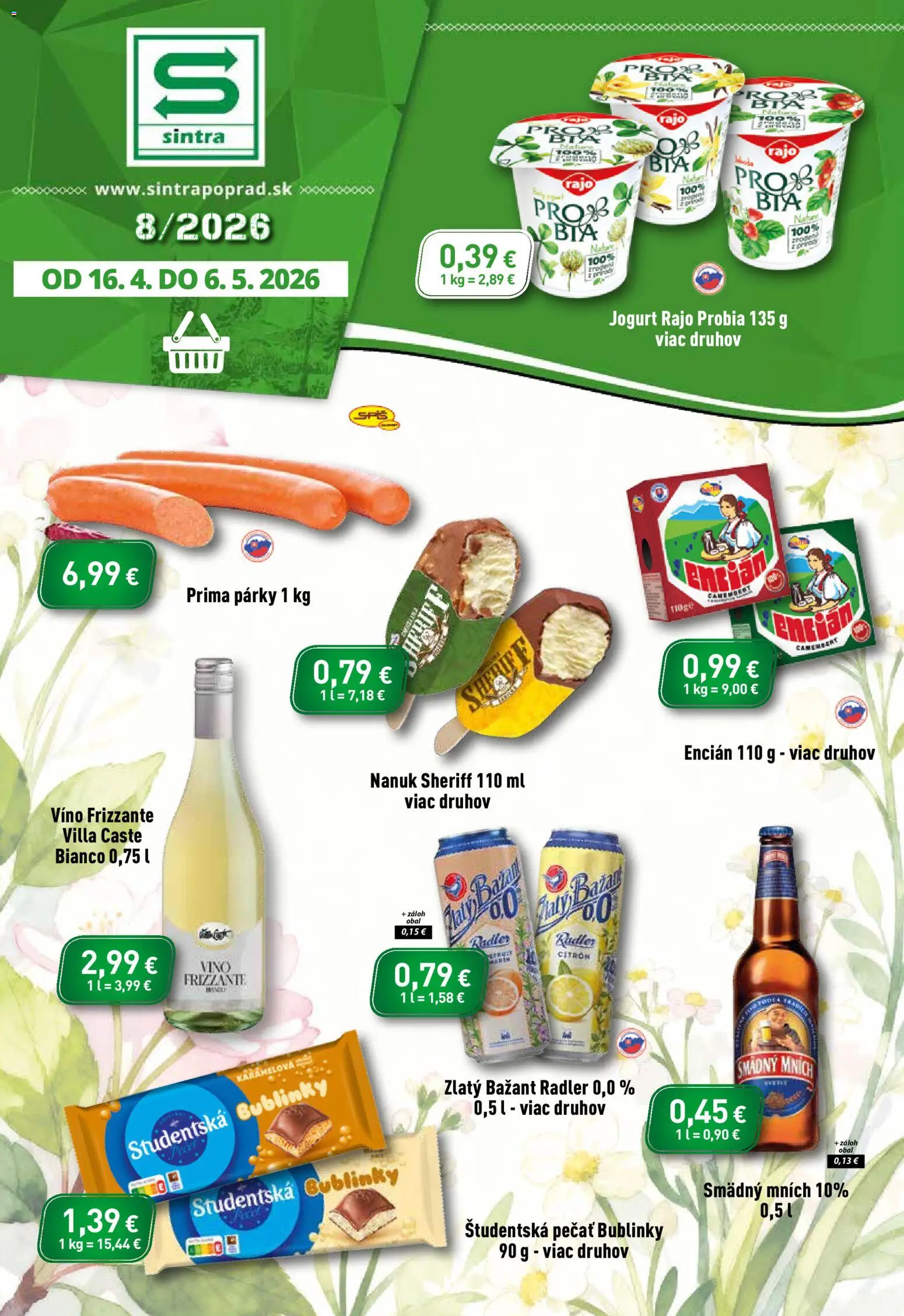 Náhľad Sintra letáku platného od 16.04.2026