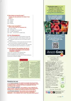 Prévisualisation de Catalogue du magasin Grand Frais formulaire valide 01/12/2025 | Page: 75