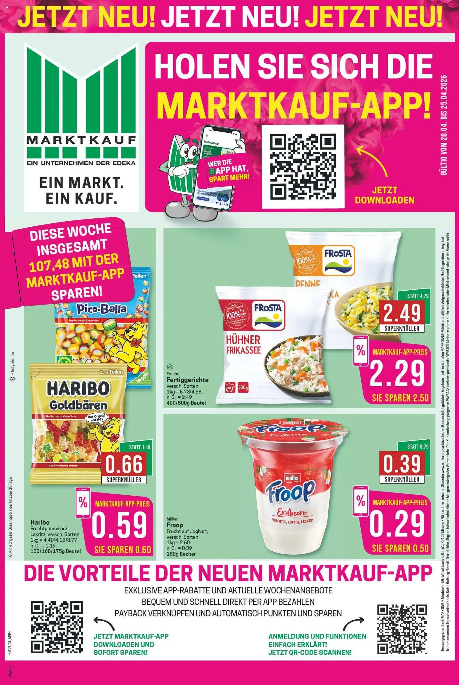 Vorschau von dem Prospekt des Geschäftes Marktkauf, gültig ab dem 20.04.2026