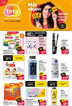 Náhled nabídky: TETA Drogerie Leták platný od 06.11.2025 | Strana: 1