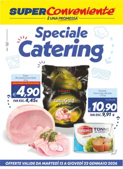 Anteprima dell'opuscolo Volantino Catering Enna, Misterbianco dal negozio SuperConveniente valido da 13/01/2026