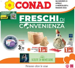 Anteprima dell'opuscolo Conad volantino Piemonte dal negozio Conad valido da 23/04/2026