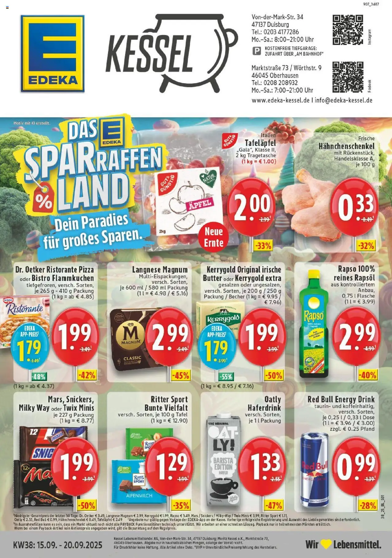 EDEKA Prospekt ab 14.09.2025 - Prospekt Oberhausen Online