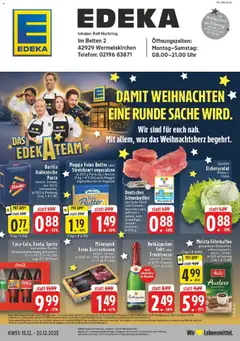 Vorschau von dem Prospekt des Geschäftes Edeka, gültig ab dem 15.12.2025