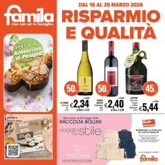 Anteprima dell'opuscolo Famila volantino dal negozio Famila valido da 16/03/2026