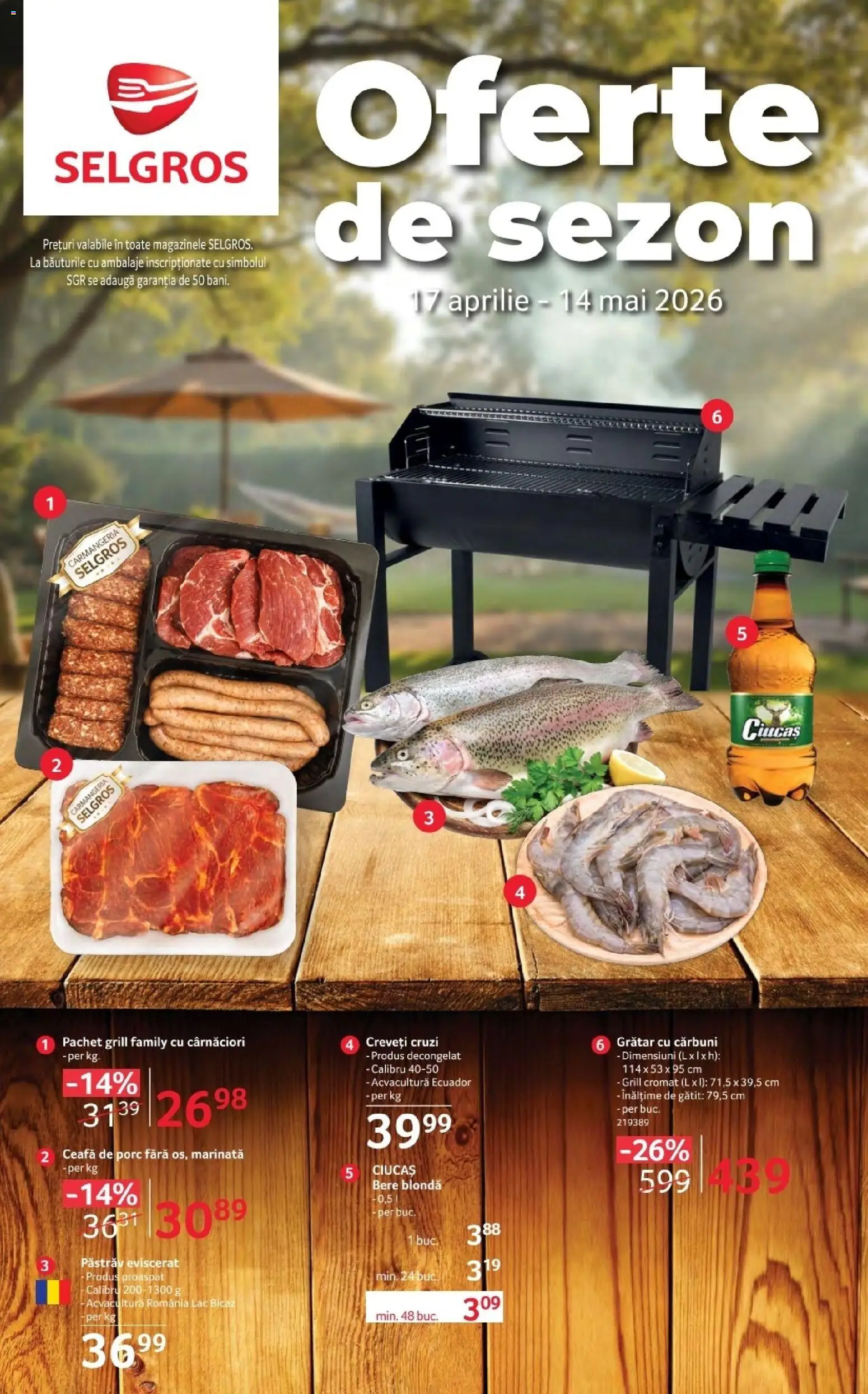 Previzualizarea de cataloage: Selgros Selgros Catalog Oferte de sezon valabil de la 17.04.2026