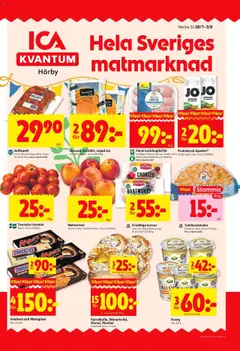 Förhandsgranska reklamblad Hörby från butik ICA Kvantum gäller från 28/07/2025