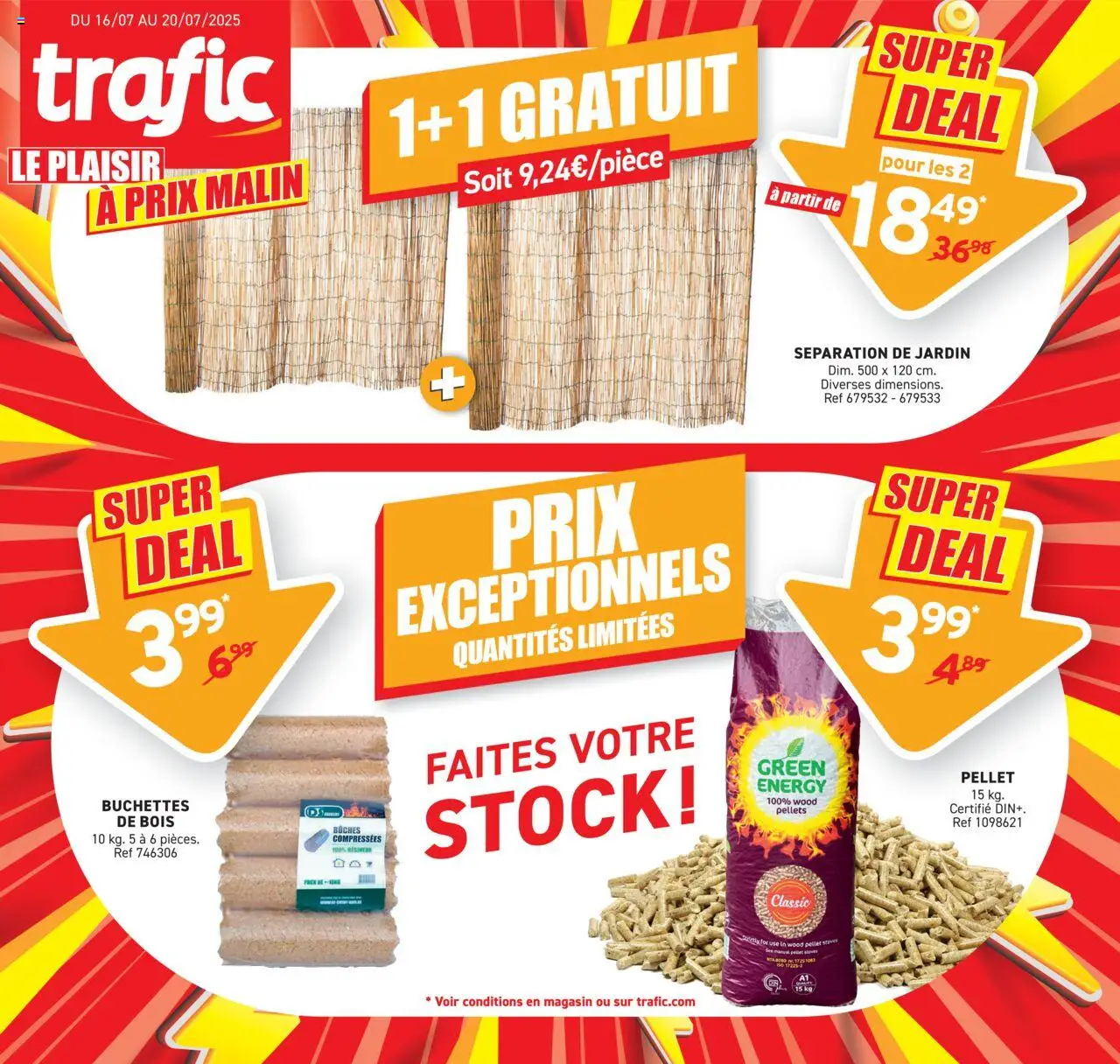 Trafic shop Publicité geldig vanaf 16/07/2025 - Paginanummer 1