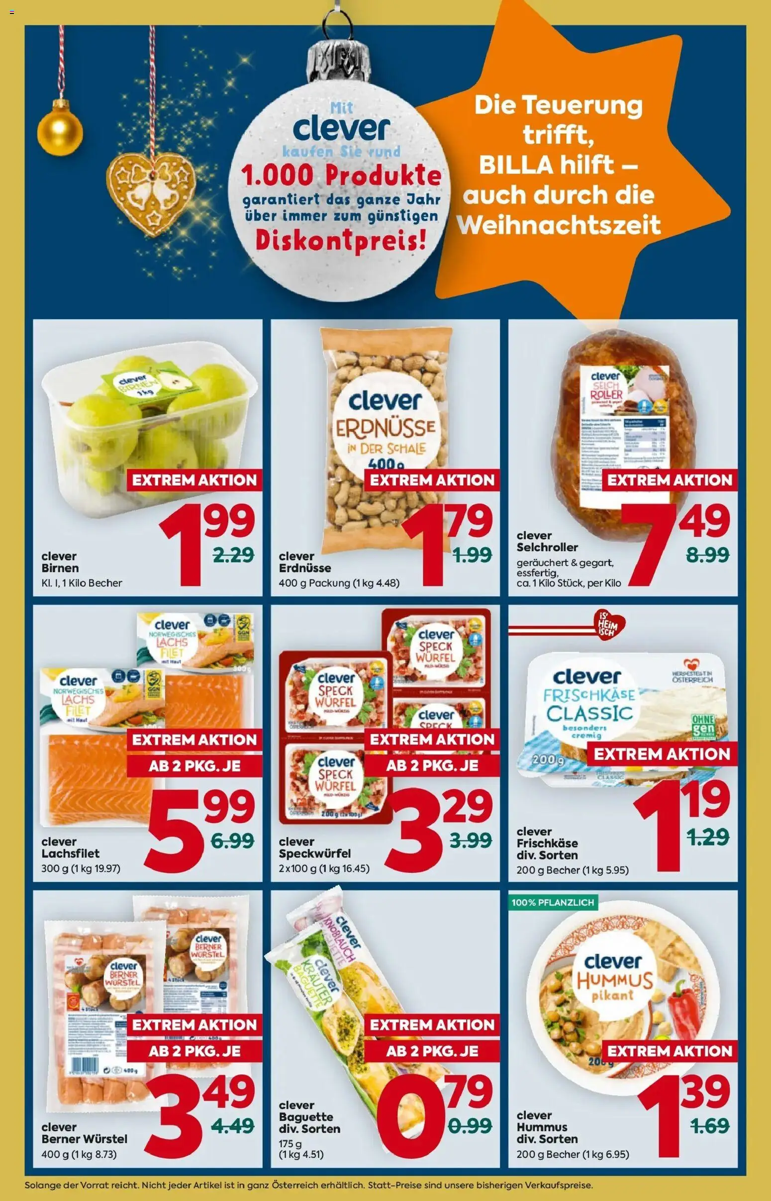 Vorschau der Angebote: Billa Clever gültig ab 04.12.2025
