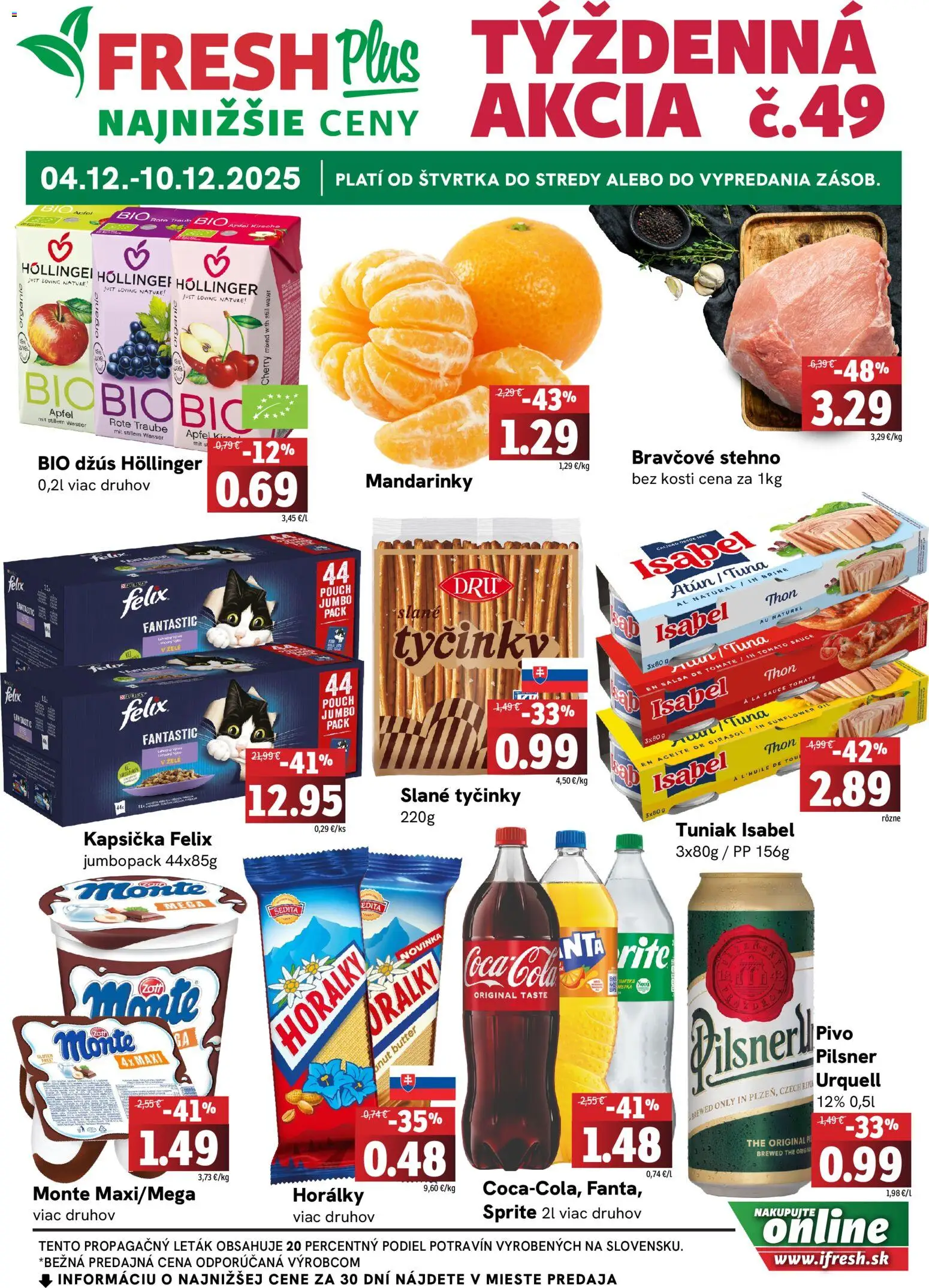 Náhľad Fresh letáku platného od 04.12.2025