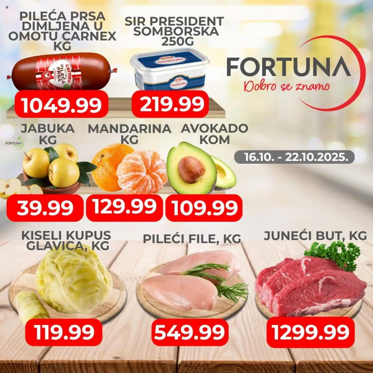 Fortuna Market katalog važi od 16.10.2025 - stranica 1