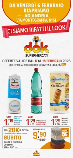 Anteprima dell'opuscolo Volantino Montegrappa Andria dal negozio DOK valido da 05/02/2026