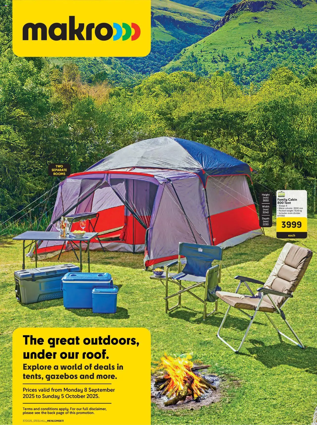 Makro Camping from 08/09 - 05/10/2025 > Promotions