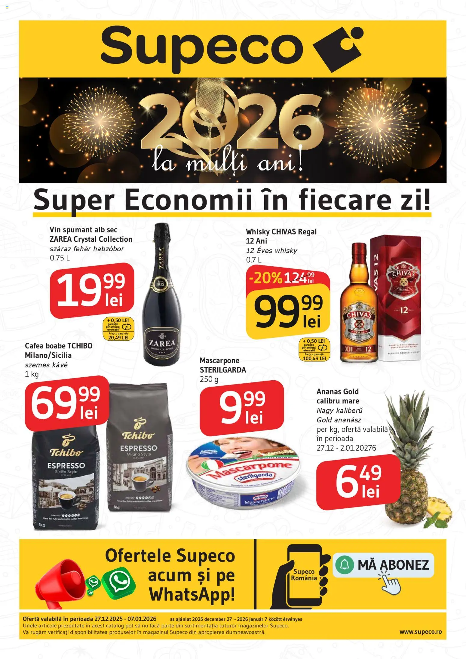 Previzualizarea de cataloage: Supeco Catalog Bilingv valabil de la 27.12.2025