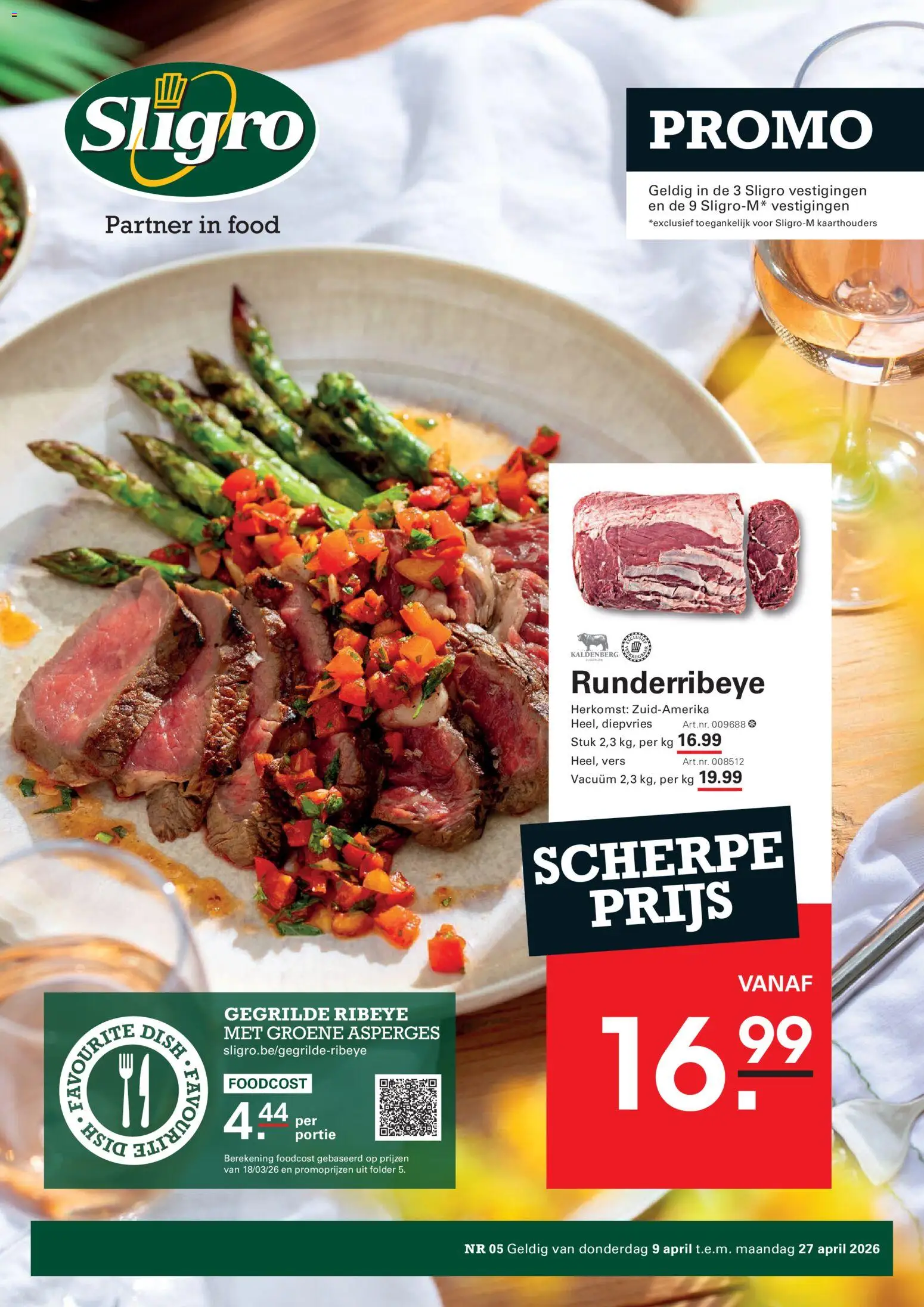 Voorbeeld van Sligro Folder van winkel Sligro geldig vanaf 09/04/2026