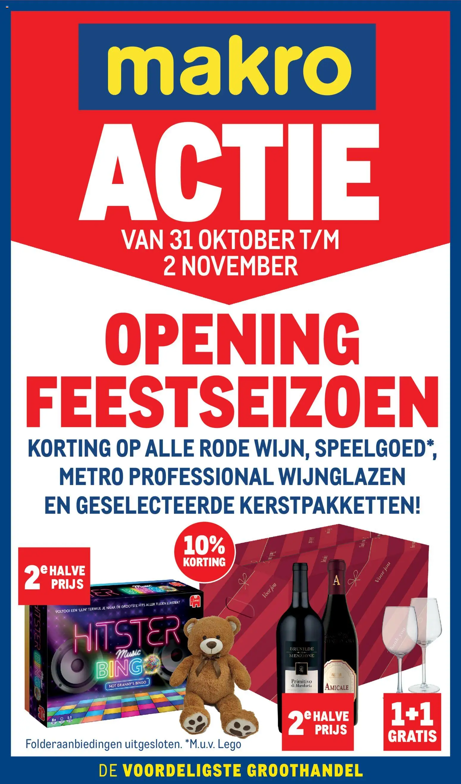 Voorbeeld van Opening Feestseizoen van winkel Makro geldig vanaf 31-10-2025