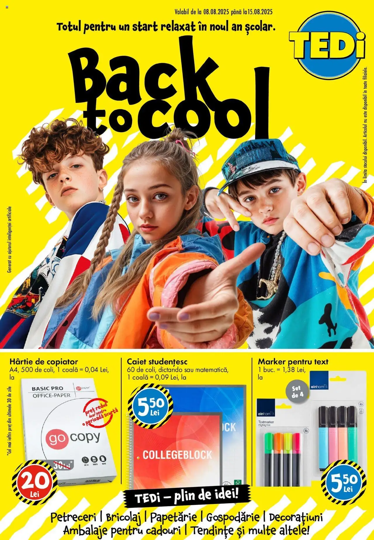 TEDi Catalog nou de la 08.08.2025 - Pagină 1