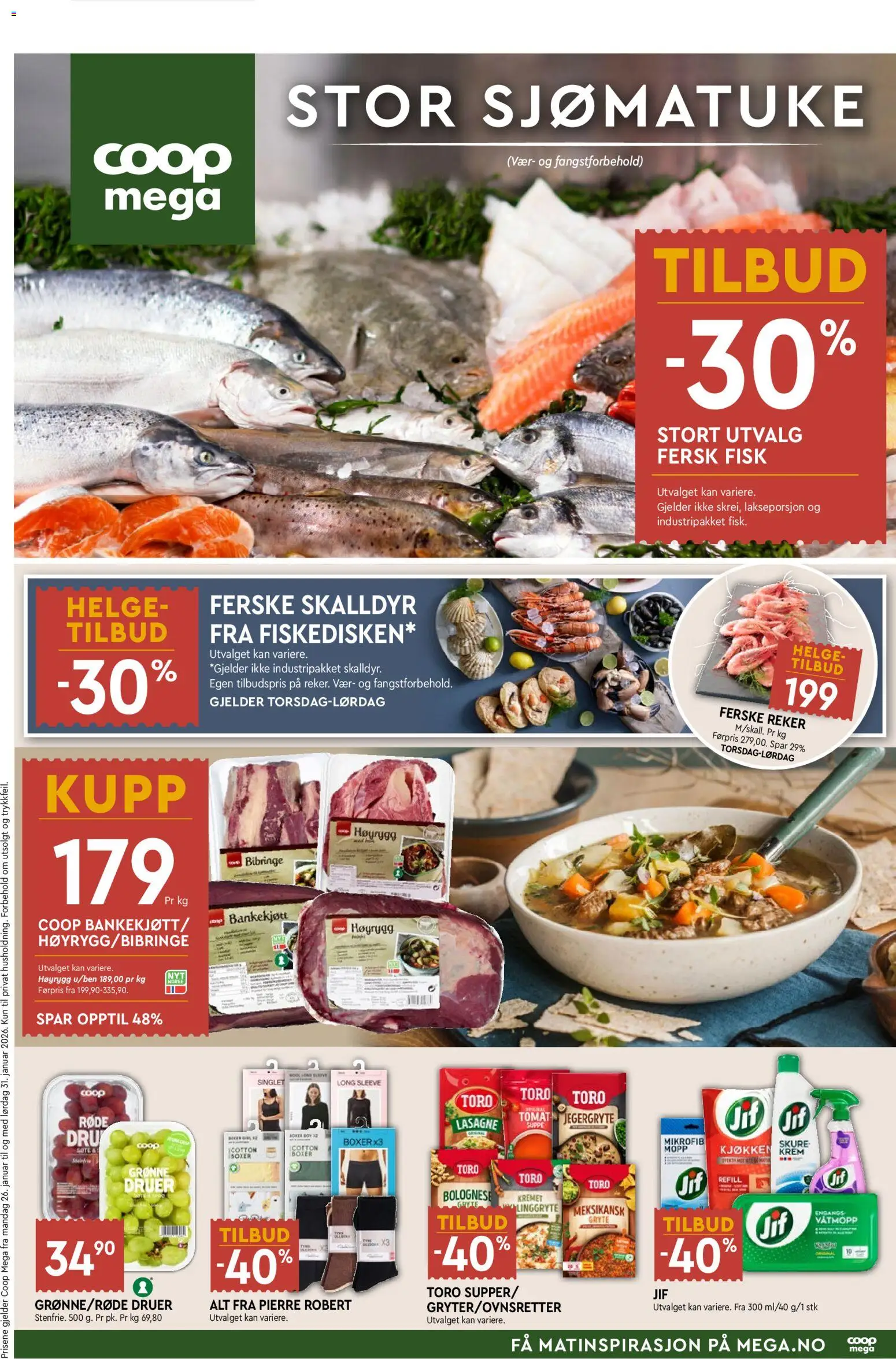 Forhåndsvis Kundeavis fra butikk Coop Mega gyldig fra 26/01/2026