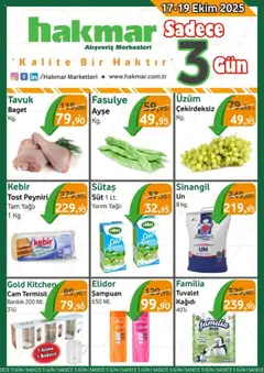 Hakmar Katalog Sadece 3 Gün 17.10.2025 - Broşürünün önizlemesi
