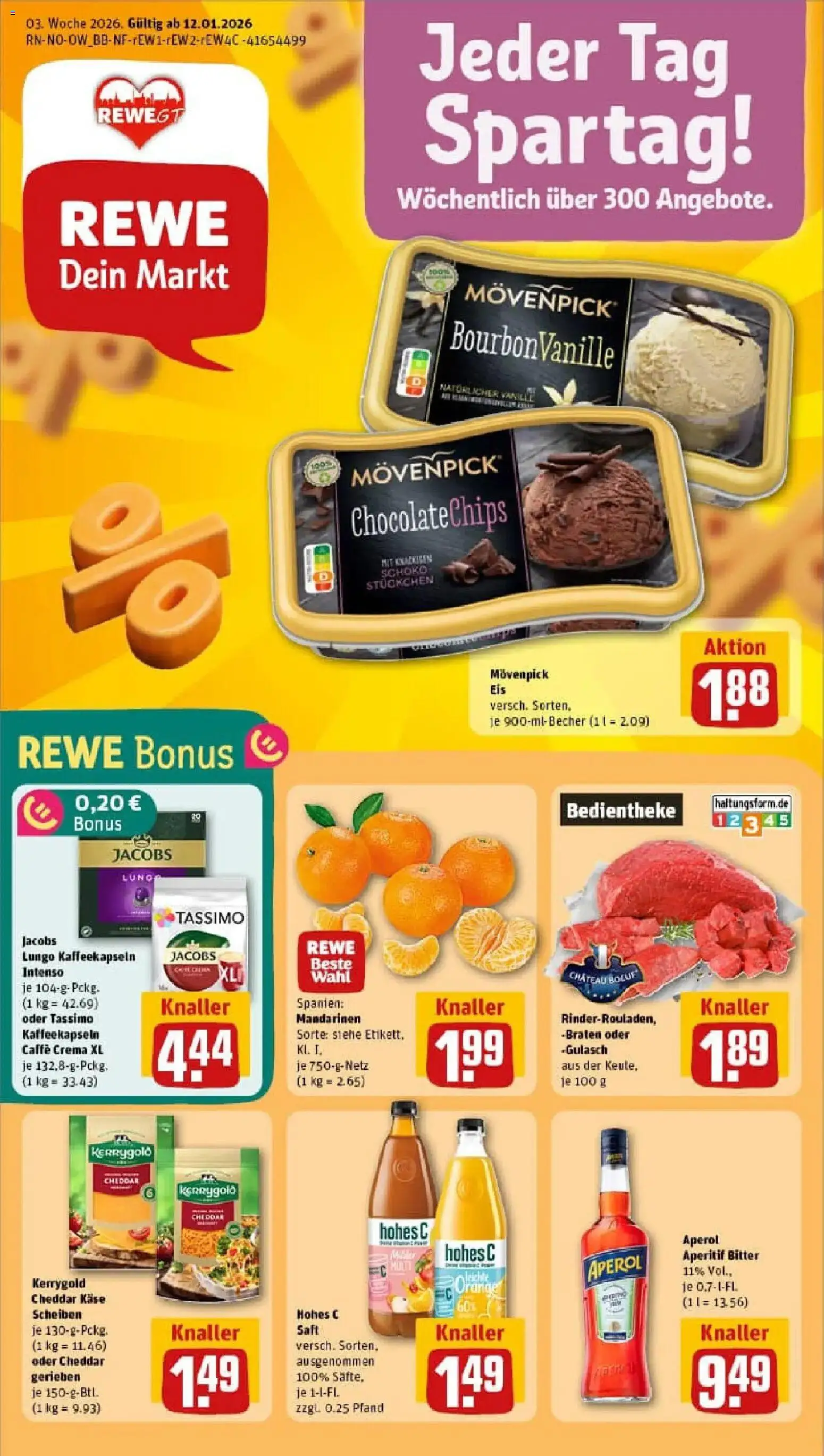 Vorschau von dem Prospekt des Geschäftes Rewe, gültig ab dem 11.01.2026