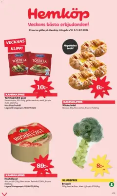 Förhandsgranska reklamblad Hemköp erbjudanden från butik Hemköp gäller från 02/03/2026