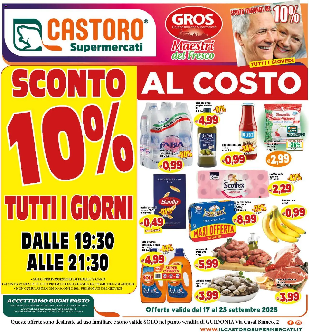 Volantino Il Castoro valido da 17/09/2025 numero di pagina 1