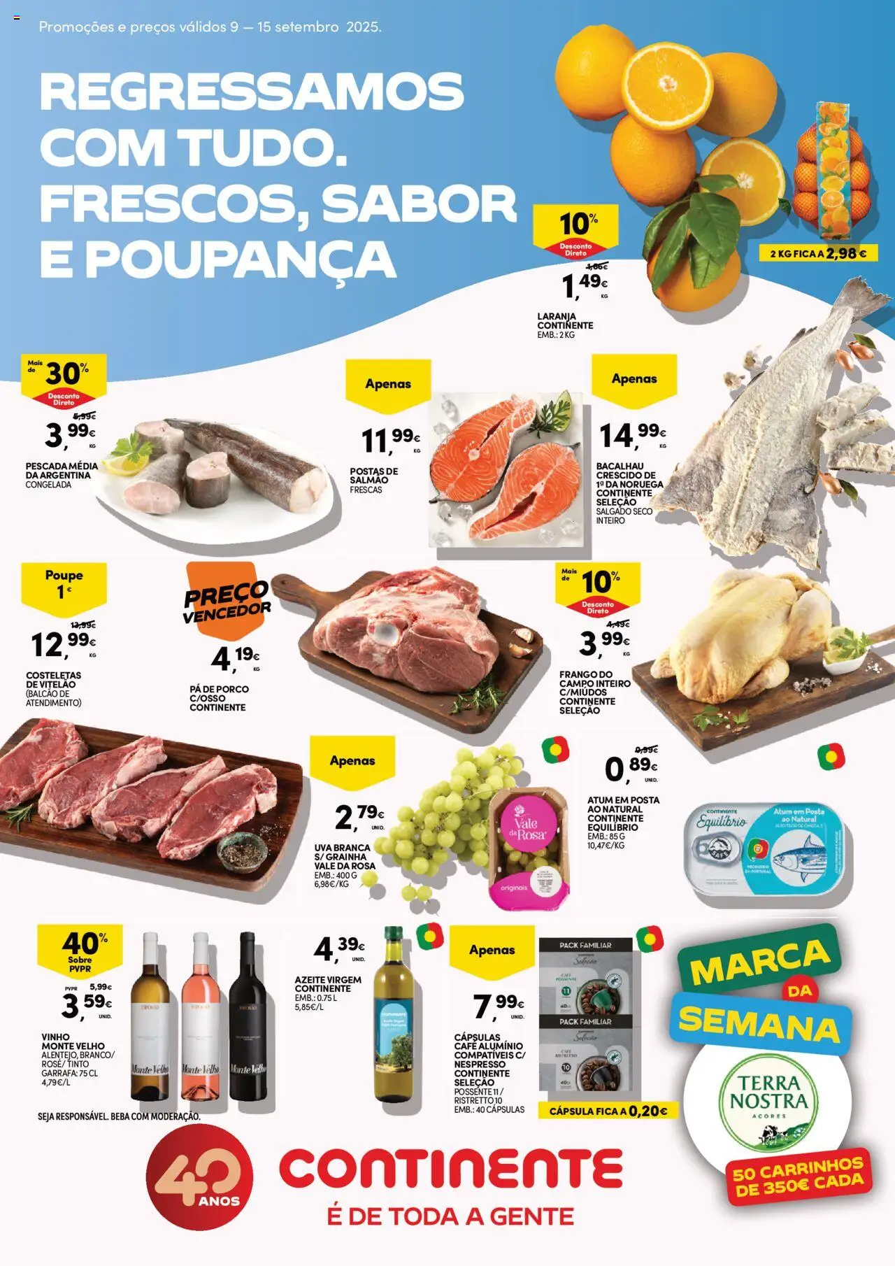 Continente Folheto de 09/09/2025 - catálogo esta semana - página 1