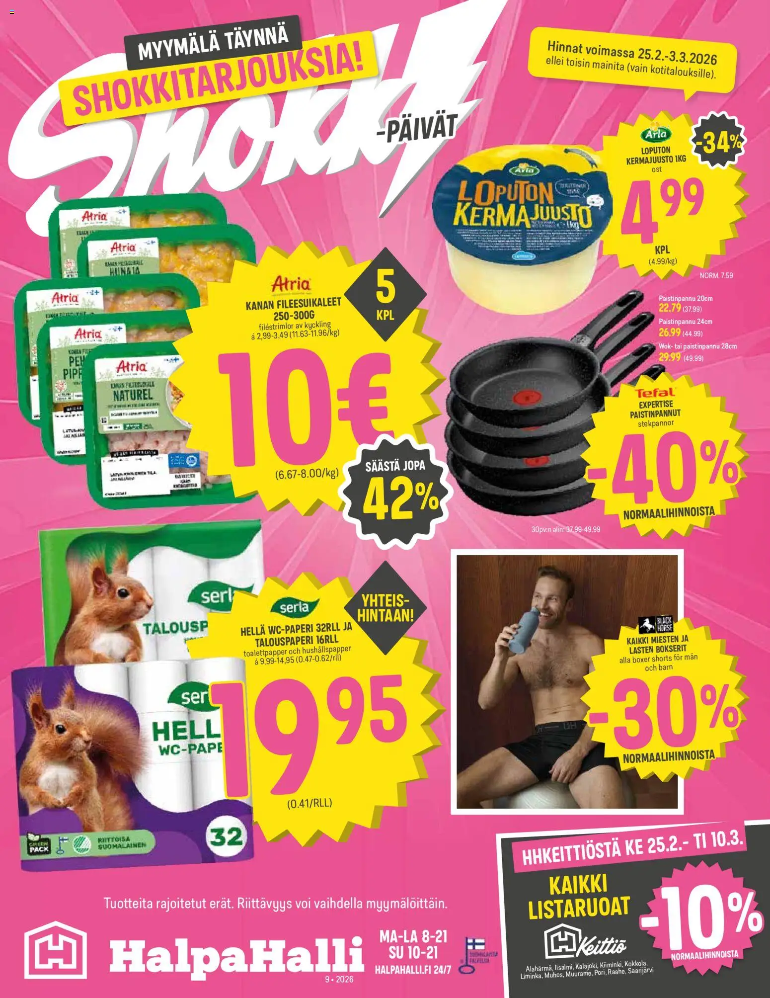 Kaupan Halpa Halli Tarjoukset esikatselu, voimassa 25/02/2026
